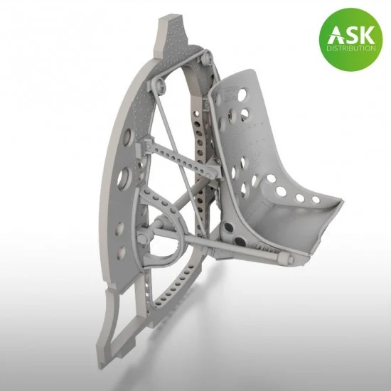 Art Scale Kit A48033 1/48 A6M Bulkhead with Seat In Middle Position for Eduard kit - Model Planes
