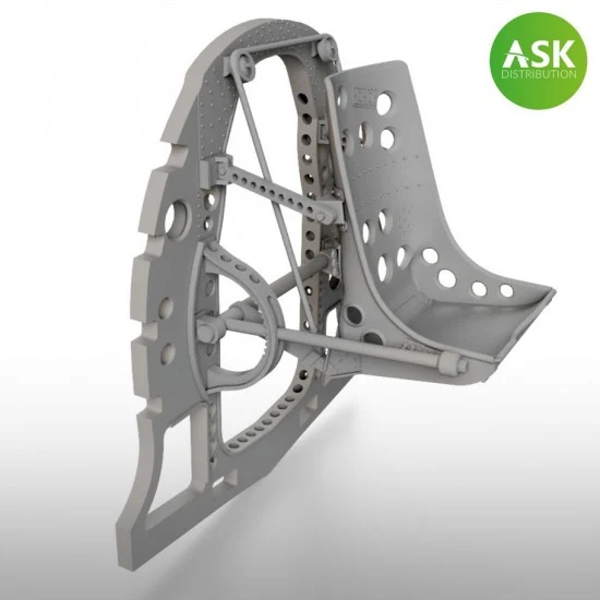 Art Scale Kit A48050 1/48 A6M Bulkhead with Seat In Middle Position for Fine Molds - Model Planes