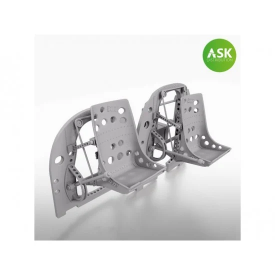 Art Scale Kit A48052 1/48 A6M2-K Two Bulkheads with Seats set for Eduard kit