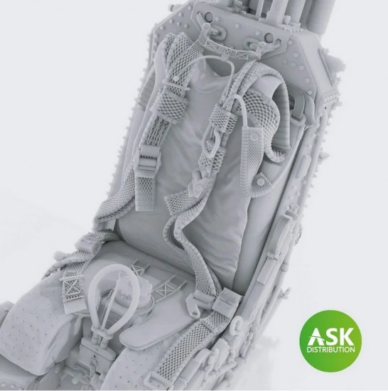 Art Scale Kit A48060 1/48 Jaguar Gr.1/Gr.1A M.B.Type 9B Mk.2 Ejection Seat with Seat Belts for Airfix kit - Model Planes