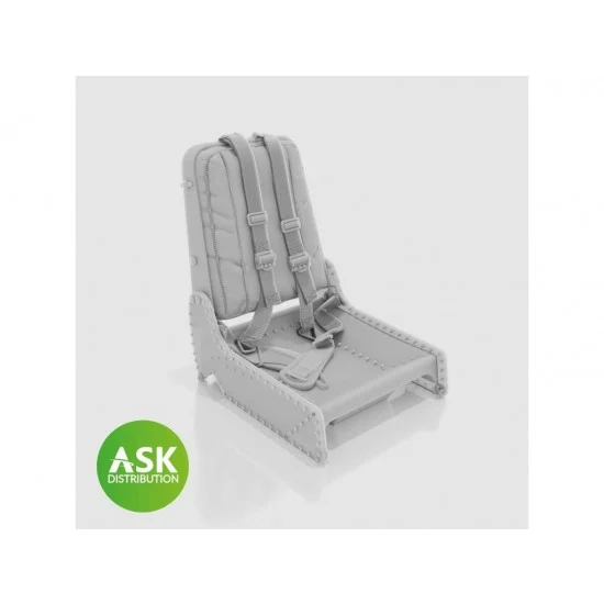 Art Scale Kit A48066 1/48 Messerschmitt Me 262 Seat with Seatbelts for Tamiya kits - Model Planes
