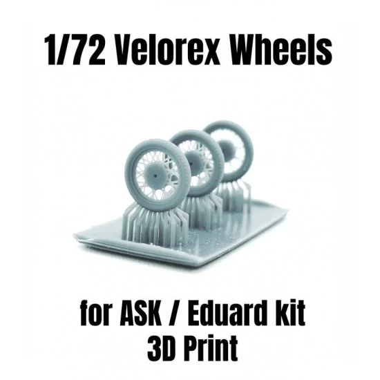 Art Scale Kit A72001 1/72 Velorex Wheels for ASK / Eduard kit - Military Vehicles & Tanks