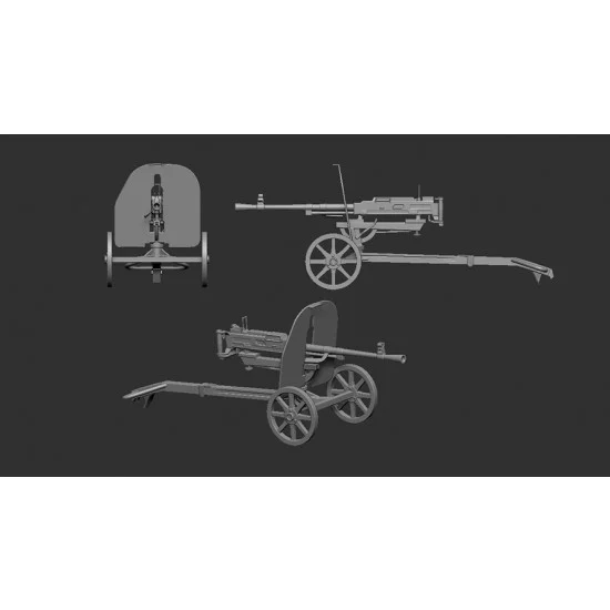 Art Scale Kit A72004 1/72 Goryunov SG-43 Machine Gun