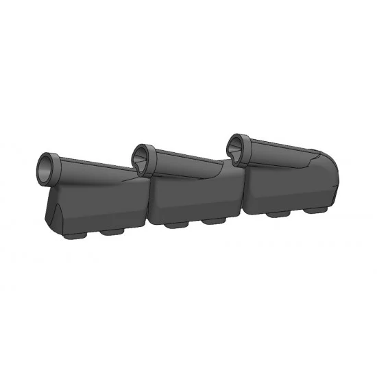 Art Scale Kit A72015 1/72 Hurricane Mk.I Exhausts Round Type (3Dprint) for Arma Hobby (2pcs) - Model Planes