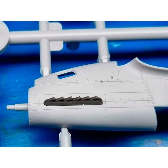 Art Scale Kit A72018 1/72 P-51B/C Mustang Exhausts Detail set for Arma Hobby