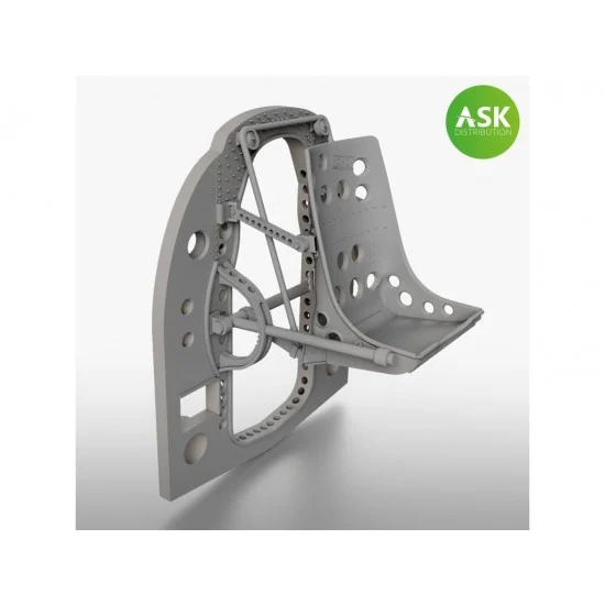 Art Scale Kit A72033 1/72 A6M Bulkhead with Seat in MIDDLE Position for Tamiya kit - Model Planes