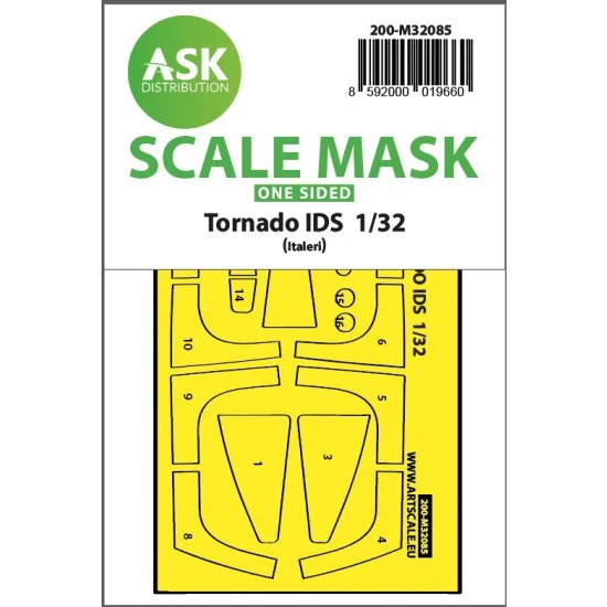 Art Scale Kit M32085 1/32 Tornado Ids One-Sided Express Fit Mask for Italeri