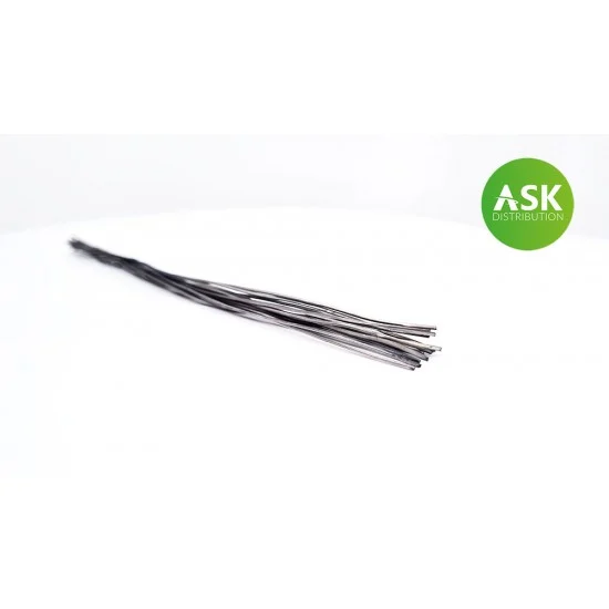 Art Scale Kit T0081 Lead Wire - Halfround 0.8mm x 0.55mm, Length 140mm (cca. 16 pcs)