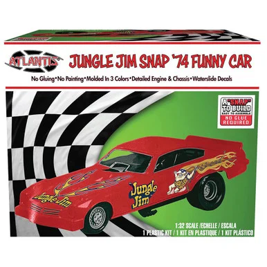 Snap Jungle Jim Funny Car 1/32 Scale Kit - Atlantis Models