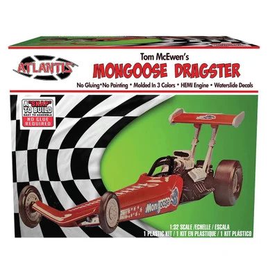 Snap Tom McEwen Rail Dragster 1/32 Scale Kit - Atlantis Models
