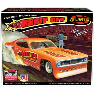 Snap Tom Daniel RRRRip Off Funny Car 1/32 Scale Kit - Atlantis Models