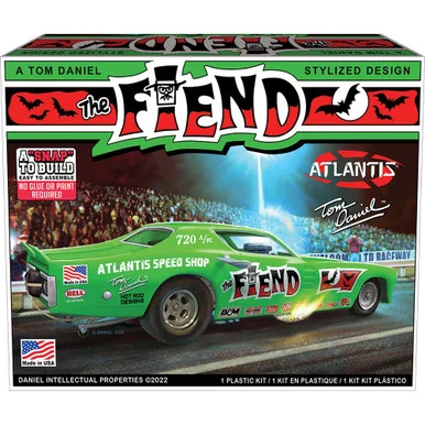Snap Tom Daniel Fiend Funny Car 1/32 Scale Kit - Atlantis Models
