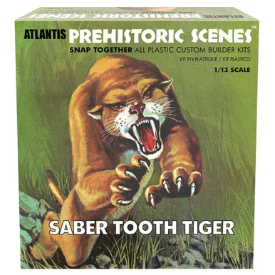 Saber Tooth Tiger 1/13th Kit - Atlantis Models