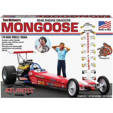 Tom McEwen Rear Engine Dragster 1/24 Kit Atlantis Models (M7529)