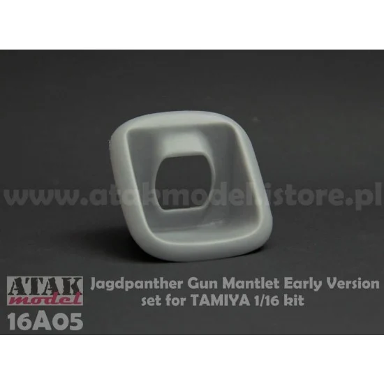 Atak 16A05 1/16 Jagdpanther Gun Mantlet Early Version Set for Tamiya Kit - Military Vehicles & Tanks