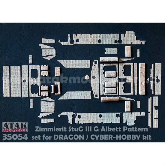 Atak 35054 1/35 StuG III G (Type Alkett) Zimmerit set for Dragon/Cyber-Hobby kits
