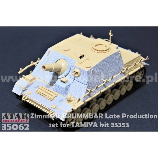 Atak 35062 1/35 Brummbar Late Production Zimmerit set for Tamiya #35353 kit - Military Vehicles & Tanks