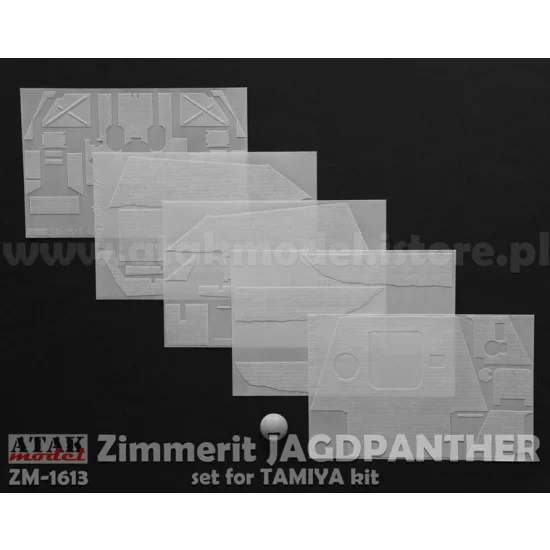 Atak ZM-1613 1/16 Jagdpanther Zimmerit set for Tamiya kits