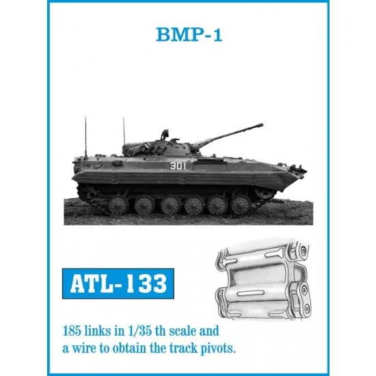 Friulmodel ATL-133 1/35 Soviet BMP-1 Metal Tracks (185 links)