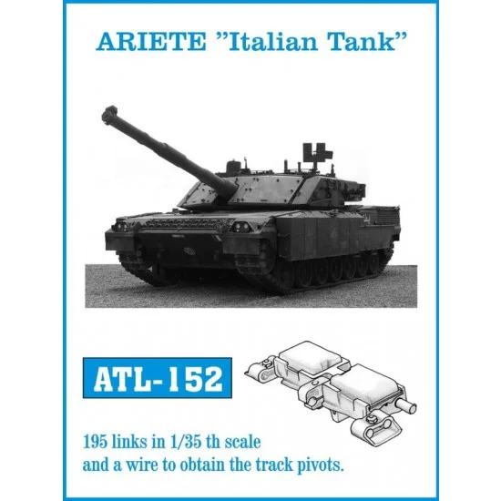Friulmodel ATL-152 1/35 Metal Track for Ariete "Italian Tank" (195 links)