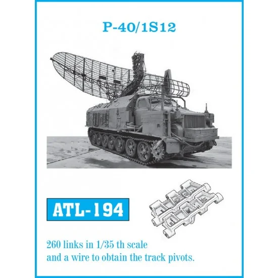 Friulmodel ATL-194 1/35 P-40/ 1S12 Track Radar Metal Tracks