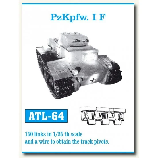 Friulmodel ATL-64 Metal Tracks for 1/35 Panzer I Ausf.F (150 links)