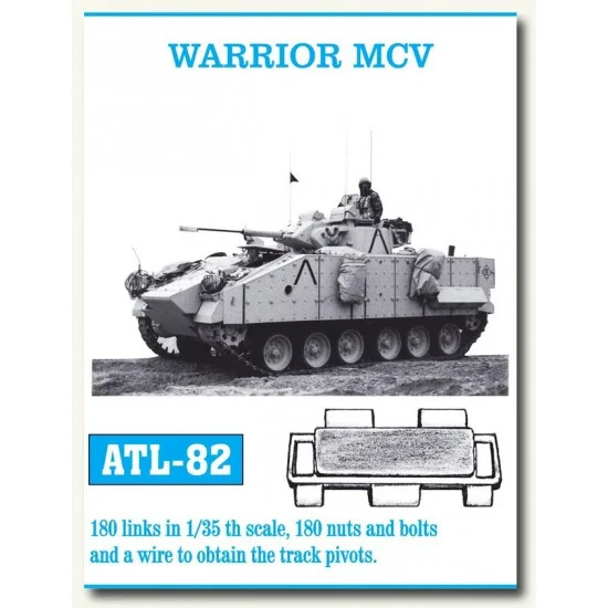 Friulmodel ATL-82 Metal Tracks for 1/35 Warrior MCV (180 links)