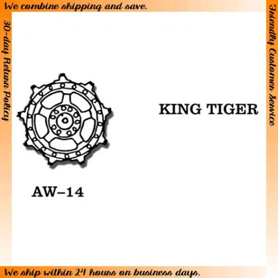 Friulmodel ATL-AW-14 1/35 German King Tiger Metal Wheels