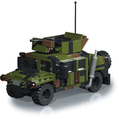 HUMVEE M1151A1 Building Block Model - 372 Pieces Atomic Brick (10-020504)