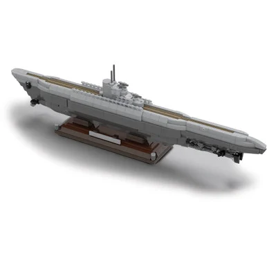 U-505 Submarine Building Block Model - 797 Pieces Atomic Brick (2-050201)
