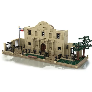 The Alamo Building Block Model - 1066 Pieces Atomic Brick (3-010101)