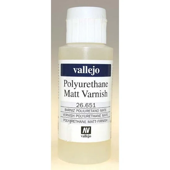 Vallejo 26651 Polyurethane Matt Varnish 60ml - Hobby & Model Paints