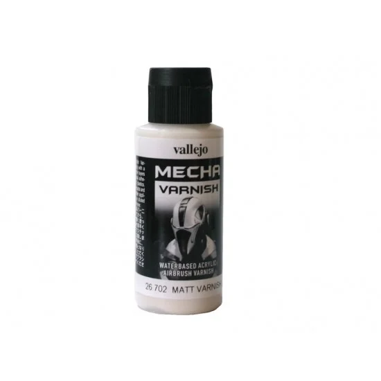 Vallejo 26702 [Mecha Varnish] Acrylic Paint - #Matt Varnish (60m)