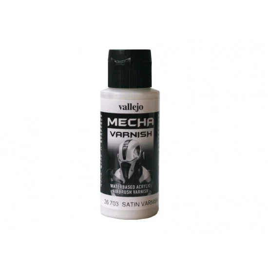 Vallejo 26703 [Mecha Varnish] Acrylic Paint - #Satin Varnish (60ml)
