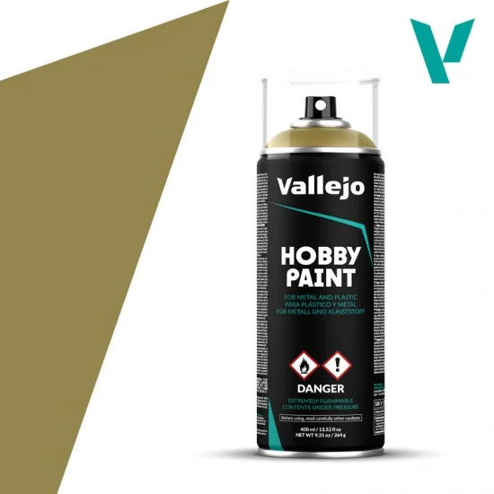 Vallejo 28001 Hobby Paint Spray - AFV Colour #Panzer Yellow (400ml)