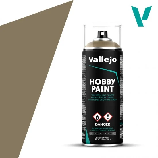 Vallejo 28009 Hobby Paint Spray - Infantry Colour #US Khaki (400ml)