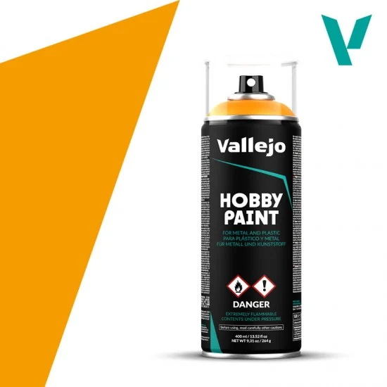 Vallejo 28018 Hobby Paint Spray - Fantasy Colour #Sun Yellow (400ml)