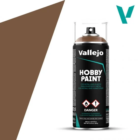 Vallejo 28019 Hobby Paint Spray - Fantasy Colour #Beasty Brown (400ml)