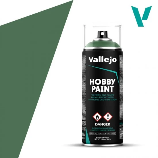 Vallejo 28028 Hobby Paint Spray - Fantasy Colour #Sick Green (400ml)