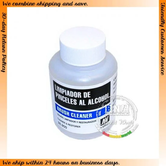 Vallejo 28900 Brush Cleaner / Restorer 85ml - Hobby & Model Paints