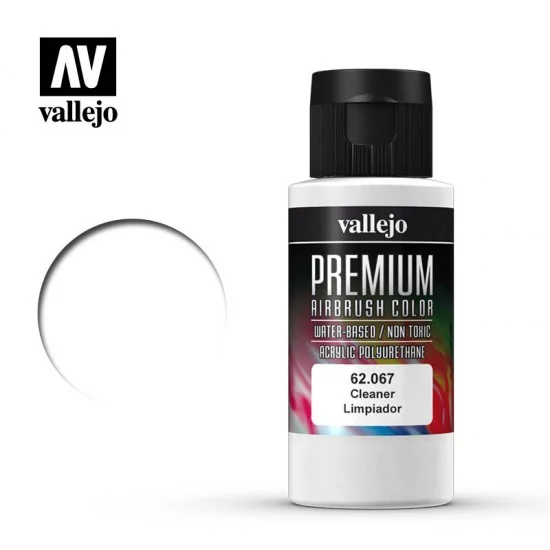 Vallejo 62067 Airbrush Cleaner (60ml) - Hobby & Model Paints