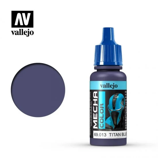 Vallejo 69013 [Mecha Colour] Acrylic Paint - #Titan Blue (17ml)