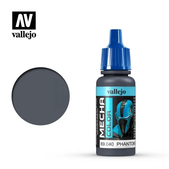 Vallejo 69040 [Mecha Colour] Acrylic Paint - #Phantom Grey (17ml)
