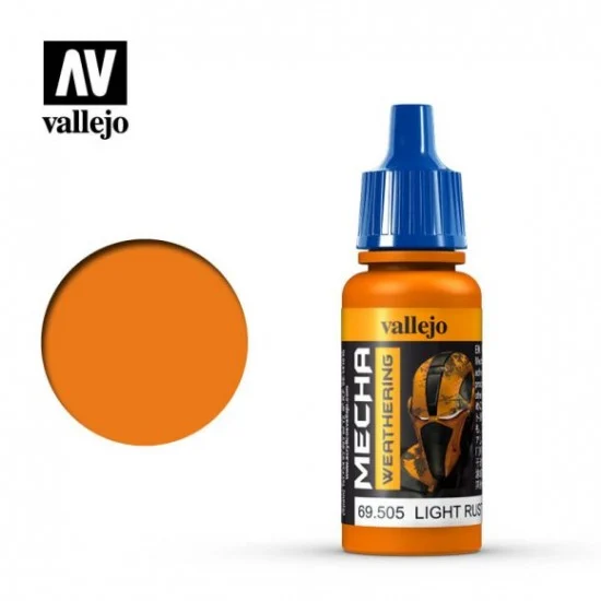Vallejo 69505 Light Rust Wash for Mecha Acrylic Paint (17ml) - Hobby & Model Paints