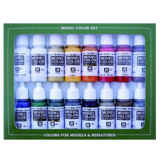 Vallejo 70149 Acrylic Paint Set - Napoleonic Colours French & British 1789-1815 (16 x 17ml)