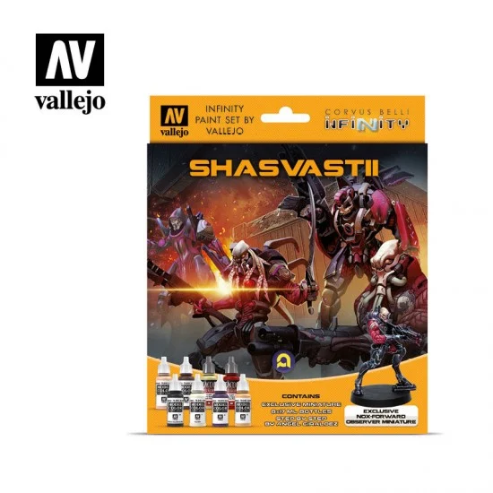 Vallejo 70241 Acrylic Paint Set - Infinity Shasvastii (8x 17ml)