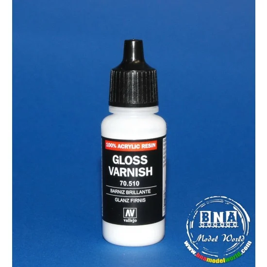 Vallejo 70510 Gloss Varnish 17ml - Hobby & Model Paints