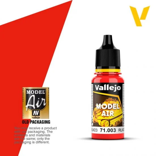 Vallejo 71003 Model Air Acrylic Paint - Scarlet Red 17ml