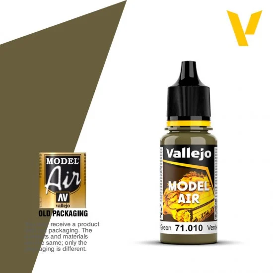Vallejo 71010 Model Air Acrylic Paint - Interior Green 17ml