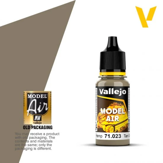 Vallejo 71023 Model Air Acrylic Paint - Hemp 17ml